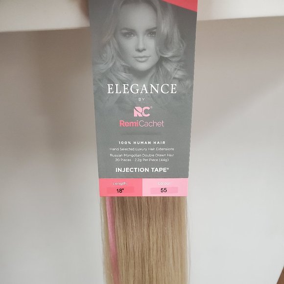 Tape In Hair Extensions Light Ash Blonde - Picture 1 of 5